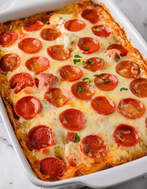 Bubble Up Pizza Casserole Pizza Bubble Bake, Bubble Bake, Bubble Up Pizza, Cheesy Casserole, Pizza Casserole, Bubble Up, Party Dishes, Gooey Cheese, Quick Weeknight Dinners