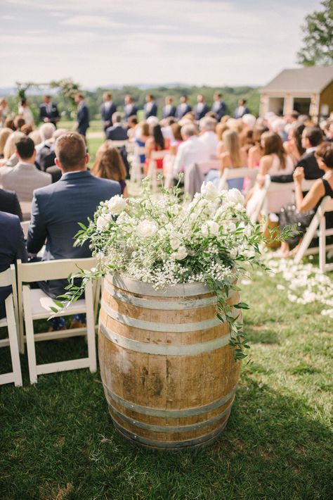 Wine Barrel Flower Arrangements, Whiskey Barrel Flowers, Barrel Wedding Decor, Mountain View Wedding, Wine Barrel Wedding, Barrel Flowers, Mountain View Weddings, Whiskey Barrel Wedding, Barrel Wedding