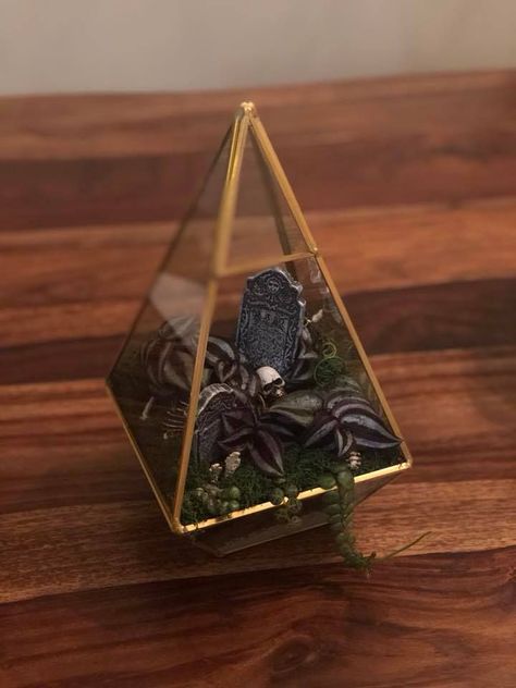 Terrarium Halloween, Halloween Terrarium, Halloween Bucket List, Creepy Halloween Decorations, Halloween Fairy, Favourite Season, Nightmare Before Christmas Halloween, Home Design Diy, Halloween Garden