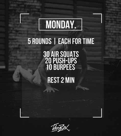 Monday Wod Crossfit, Wod Workouts At Home, Crossfit Body Weight Workout, Crossfit Routines, Home Workout Men, Wods Crossfit, Crossfit Workouts Wod, Monday Workout, Crossfit Workouts At Home