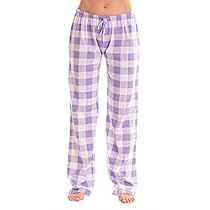 Buffalo Plaid Pajamas, Purple Pajamas, Xmas Pajamas, Cotton Pajamas Women, Cotton Pajama Pants, Plaid Pajama, Breathable Clothes, Lilac White, Plaid Pajama Pants