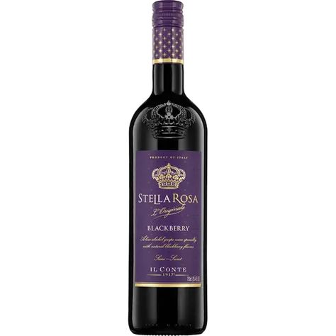 Stella Rosa Blackberry | Total Wine & More Stella Rosa Black, Stella Rosa Wine, Blackberry Wine, Stella Rosa, Fortified Wine, Wine Varietals, Italy Wine, Types Of Wine, Total Wine