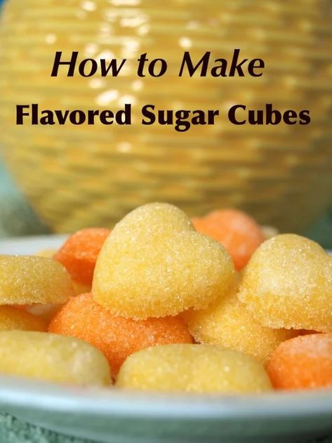 Flavored Sugar Cubes, Sugar Cubes Diy, Flavored Sugars, Movie Dinner, Infused Sugar, Flavored Sugar, Tea Party Food, Sugar Cubes, Afternoon Tea Parties