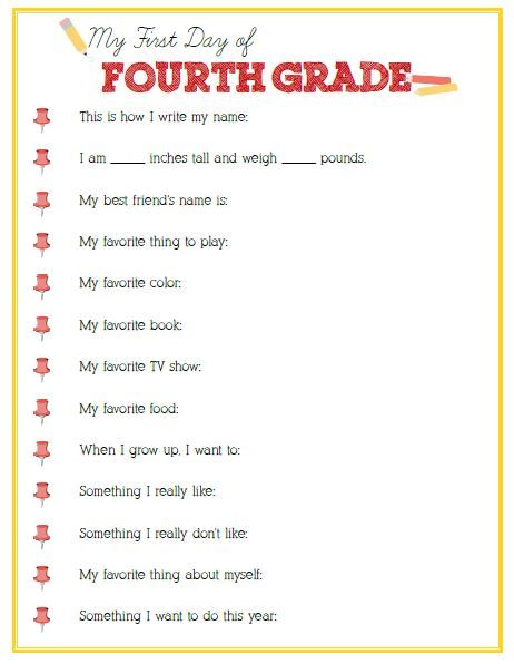 First Day of Fourth Grade Interview - Click image or link below to download Interviews for every grade! 6th Grade Promotion Ideas, 6th Grade Graduation Ideas, 6th Grade Graduation, Watercolor Graduation, 5th Grade Graduation, School Interview, Pre K Graduation, Preschool Graduation, Kindergarten First Day