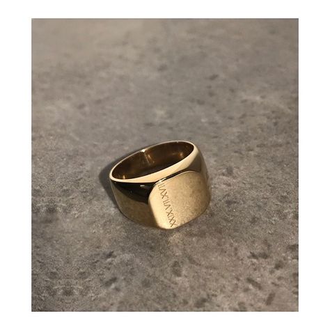 Luxury Gold Plated Signet Promise Ring, Modern Luxury Gold Signet Ring, Luxury Gold Signet Ring Gift, Luxury Gold-plated Signet Ring Gift, Gold Stainless Steel Signet Ring, Tarnish Resistant, Mens Gold Signet Rings, Latest Ring Designs, Man Gold Bracelet Design, Jewelry Rings Unique