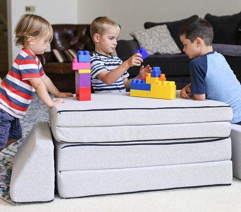 Foamnasium x PBK Blocksy Kids Couch | Pottery Barn Kids Kids Couch, Sitting Space, Kid Bedroom, Furniture Kids, Insulated Lunch Box, New Best Friend, Gifts Baby, Baby Furniture, Monogrammed Items