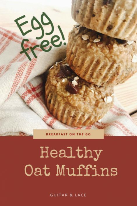 Oat Flour Banana Muffins, Healthy On The Go Breakfast, Easy Oatmeal Muffins, Oat Muffins Healthy, Baked Oatmeal Recipes Healthy, Egg Free Muffins, Oatmeal Breakfast Muffins, Banana Oat Muffins Healthy, Easy Muffin Recipe