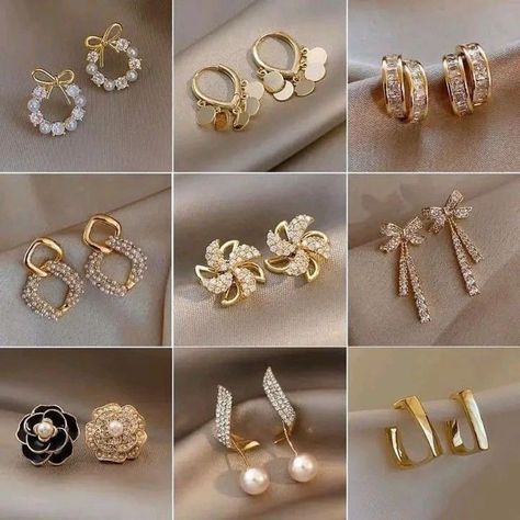 قلادات متدلية, Pearl Garland, Make Your Life Better, Korean Earrings, Mini Earrings, Work Study, Retail Box, Fancy Jewelry, Girly Jewelry