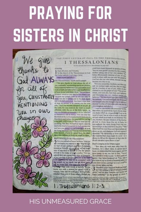 We give thanks to God always for all of you, constantly mentioning you in our prayers, remembering before our God and Father your work of faith and labor of love and steadfastness of hope in our Lord Jesus Christ. 1 Thessalonians 1:2-3 Praying For Sister, Praying For My Sister Strength, A Lady Praying, Annointing Home Prayers, The Power Of A Praying Woman Book, Fervent Prayer, Learning To Pray, Grace To You, Bible Study Plans