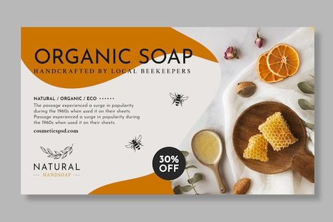 Organic soap Vectors & Illustrations for Free Download | Freepik Soap Vector, Product Banner, Social Media Post Ideas, Floral Banners, Organic Soap, Soap Recipes, Banner Template, Brochure Template, Vector Free