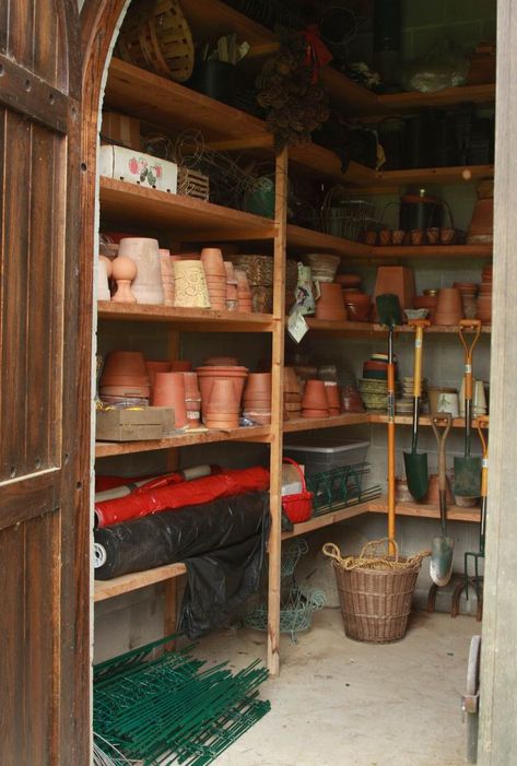 Potting Area, Gardening Greenhouse, Garden Hideaway, Fern Gully, Garden Shed Interiors, Potting Benches, Storage Shed Organization, Best Garden Tools, Shed Interior