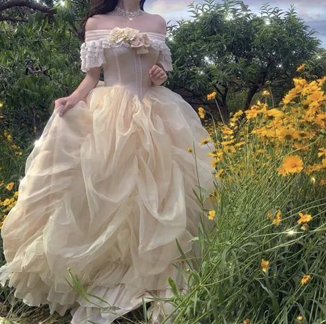 Gaun Abad Pertengahan, Costume Princess, Royal Core, Ethereal Dress, Gaun Fashion, Fantasy Dresses, Vintage Princess, Princess Belle, Princess Costume