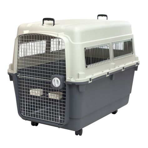 13 Dog Travel Crates for Car Rides, Airplanes, and Everything In Between Dog Travel Crate, Wooden Dog Kennels, Dog Hammock, Puppies Tips, Travel Dog, Dog Crates, Plastic Crates, Large Dog Crate, Wooden Dog