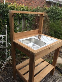 Outside Sink, Fish Cleaning Station, Outdoor Kitchen Sink, Fish Cleaning Table, Small Outdoor Kitchens, Garden Sink, Hand Washing Station, Outdoor Kitchen Bars, Sink Ideas