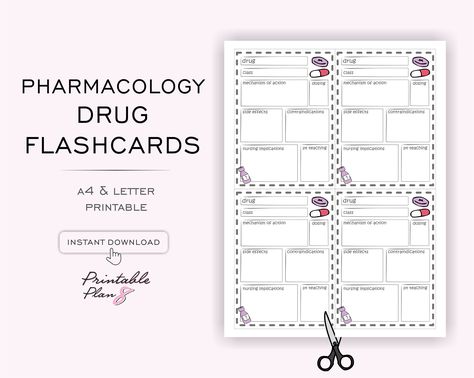 Pharmacology Flash Cards, Template Study, Notes Nursing, Nursing Flashcards, Nurse Report Sheet, Pharmacology Nursing, Study Flashcards, Vertical Landscape, Nursing Notes