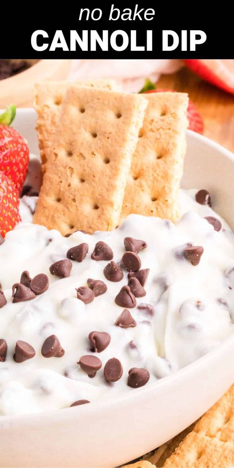 Cannoli Dip Canoli Dip Best, Cannoli Dip Recipe, Amazing Easy Recipes, Cannoli Dip, Delicious Dips Recipes, Sweet Dips, Dessert Dips, Best Comfort Food, Yummy Dips