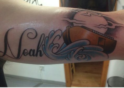 Noahs ark tattoo. #MyNoah Noahs Ark Tattoo Design, Noah's Ark Tattoo, Noah’s Ark Tattoo Ideas, Noah Tattoo Name, Noah Simplistic, Noah Tattoo, Teacher Door, Teacher Doors, Door Decorating