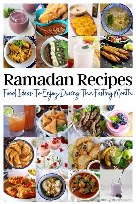 Ramadan Recipes - Food Ideas To Enjoy During The Fasting Month - So Yummy Recipes Ramadan Treats, Ramadan Meals, Easy Ramadan Recipes, Ramadan Prep, Healthy Ramadan Recipes, Ramadan Recipes Iftar, Ramzan Recipe, Ramadan Food, Eid Food