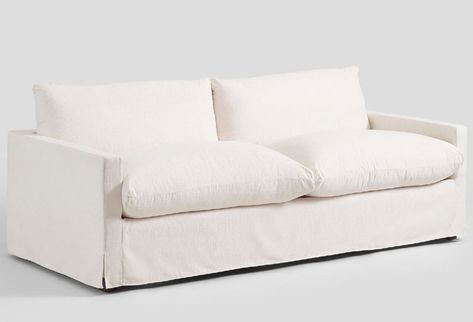 Microfiber Couch Living Room, Affordable Couches, Couches Living Room Comfy, White Sofa Living Room, Cheap Couch, The Big Comfy Couch, Deep Couch, Couches For Small Spaces, Linen Couch