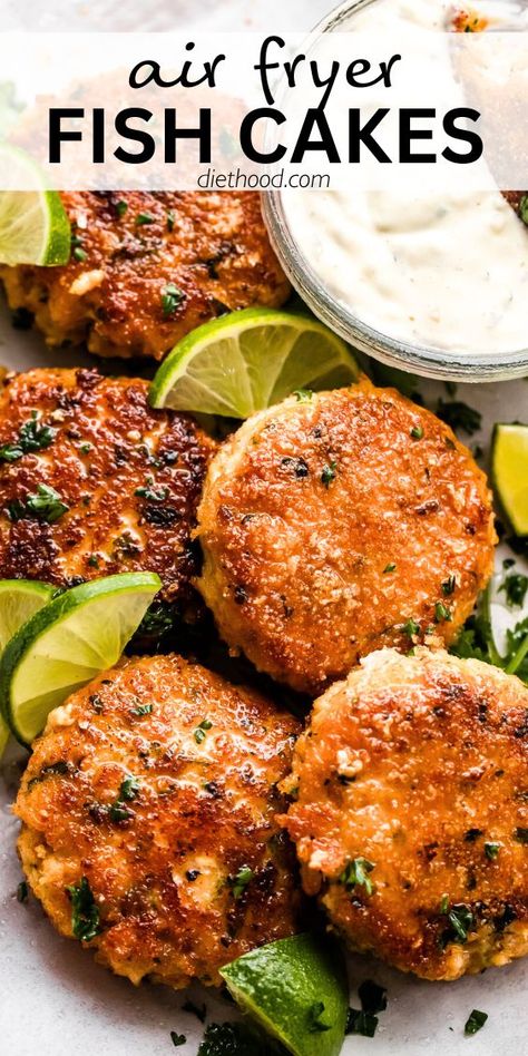 Baked Fish Cakes, Tilapia Cakes, Fish Cakes In Air Fryer, Frozen Fish Cakes In Air Fryer, Fried Fish Cakes, Trout Cakes Recipes, Air Fryer Fish Cakes Recipe, Air Fryer Fish Recipe, Keto Fish Cakes