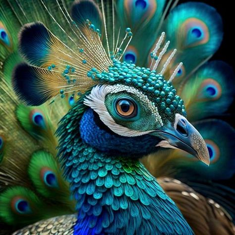 How To Make Canvas, Peacock Drawing, Peacock Images, Peacock Pictures, Christmas Art Projects, Peacock Painting, Canvas For Beginners, Peacock Art, Most Beautiful Birds