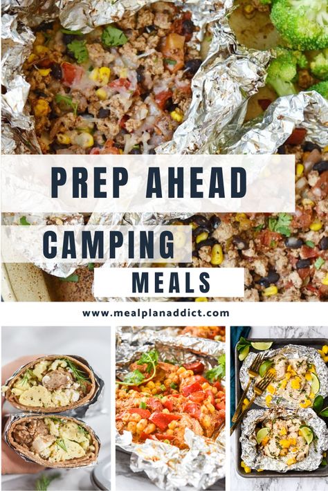 Van Meals, Healthy Camping Meals, Rv Food, Hamburgers And Hot Dogs, Hobo Packs, Fill Your Freezer, Campfire Dinners, Camping Food Make Ahead, Camping Meal Planning