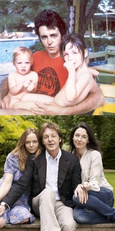 Paul with daughters Stella and Mary Paul Mccartney Daughter, Muzică Rock, Mary Mccartney, Paul And Linda Mccartney, Beatles Love, Beatles Photos, Beatles Pictures, Linda Mccartney, Sir Paul