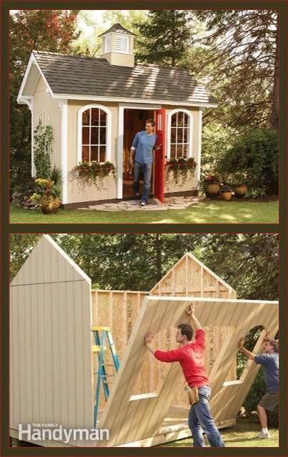 #shedorganization Cheap Storage Sheds, Build Your Own Shed, Firewood Shed, Shed Building Plans, Large Sheds, Storage Shed Plans, Shed Kits, Backyard Sheds, Backyard Shed