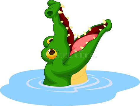 Download Crocodile Cartoon Open Its Mouth Stock Vector - Image: 39806048 Alligator Drawing, Teaching Safety, Crocodile Cartoon, Baby Alligator, Inkscape Tutorials, Mouth Drawing, Frog Art, Crocodiles, Graphic Organizers