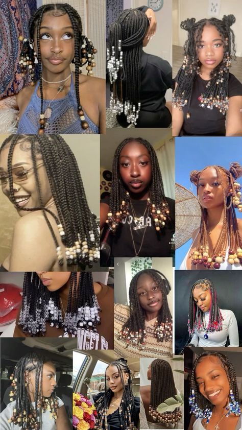 Hair Styles Easy, Short Box Braids Hairstyles, Big Box Braids Hairstyles, Goddess Braids Hairstyles, Box Braids Hairstyles For Black Women, Cute Braided Hairstyles, Types Of Braids, Cute Box Braids Hairstyles, Braided Hairstyles For Teens