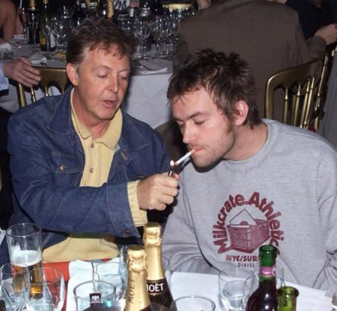 Graham Coxon, Damon Albarn, This Is Your Life, British People, Gorillaz, Paul Mccartney, Music Stuff, Blur, The Beatles