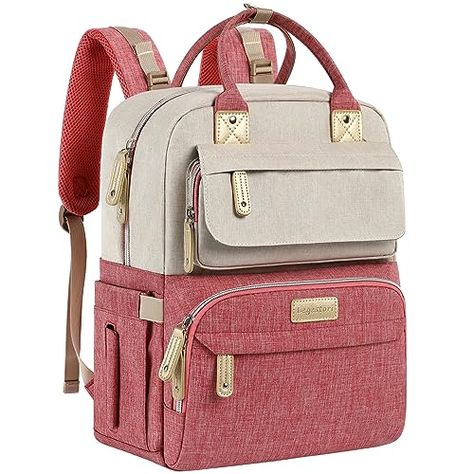 Legestori Diaper Bag Backpack, Baby Girl Diaper Bag, Large Diaper Bag Backpack Gift for Girls, Baby Diper Backpack for Travel with Insulated Pockets and Stroller Straps Cute Diaper Bags, Backpack For Travel, Mom Aesthetic, Stylish School Bags, Backpack Gift, Stroller Straps, Baby Diaper Bags, Diaper Bag Backpack