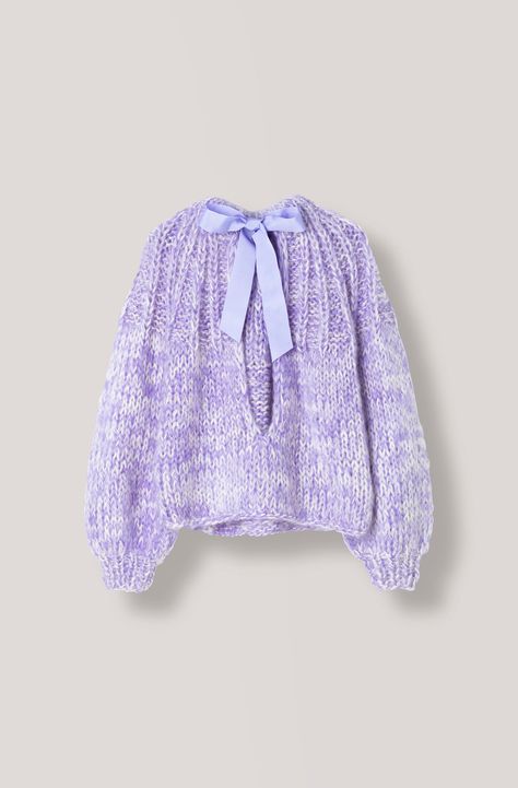 Knitting Terms, Diy Wool, Pastel Lilac, Virtual Stylist, Bleachers, Print Sweater, Hand Knitted Sweaters, Mohair Sweater, Printed Sweater