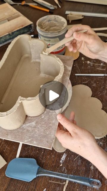 121K likes, 97 comments - anitasgardenatelier on July 7, 2023: "I've decided to make another cloud. I'm still practicing slab building so why not make a shape that I like. Plus I'm curious how it would look like carved rather than painted :)". Clay Moulding, Ceramics Pottery Art, Ceramics Pottery, July 7, Art Pottery, Ceramic Pottery, Pottery Art, Creative Art, Arts And Crafts