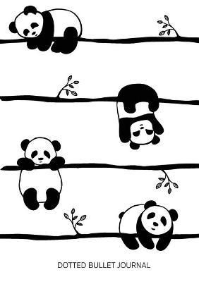 Cute Pandas - Dotted Bullet Journal : Blank Classic : 9781774379714 Panda Sketch, Dotted Bullet Journal, Cute Panda Drawing, Cute Pandas, Panda Illustration, Panda Tattoo, Panda Drawing, Panda Art, Floral Border Design