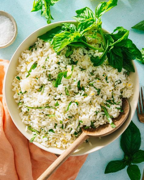 Basalmic Rice Recipes, Basil Rice Recipe, Thai Basil Rice, Basil Chicken Fried Rice, Basil Rice, Spicy Basil Fried Rice Thai, Winter Salad Recipes, Creamy Garlic Chicken, Salad Dressing Recipes Healthy