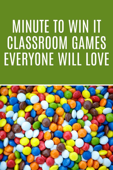 15 Educational Minute to Win it Classroom Games - Peachy Party Games For Elementary, Fun Classroom Games Elementary, End Of The Year Minute To Win It Games, Assembly Games Elementary, School Minute To Win It Games, Minute To Win It Classroom Games, Back To School Minute To Win It Games, Fun Class Games, End Of Year Party Games