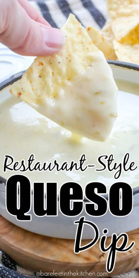 Great Party Snacks, How To Make Queso Blanco, Quest Dip With Meat, Restaurant Queso Dip Crockpot, Restaurant White Queso Dip, Stove Top Queso Dip, Alamo Cafe Queso Recipe, How To Make Queso Dip Easy, Recipes Using Queso Fresco Cheese