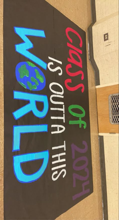 Spirit Week Banner Ideas, Freshman Hallway Ideas, Battle Of The Classes Posters, Junior Banner Ideas, Juniors Poster High Schools, Junior Year Pep Rally Signs, 8th Grade Poster Ideas, Junior Class Poster Ideas, Senior Class Posters Pep Rally