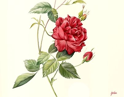 Check out new work on my @Behance portfolio: "Botanical study of a rose" http://be.net/gallery/40979003/Botanical-study-of-a-rose Illustration Botanique, Vintage Botanical Prints, Botanical Painting, Violet Flower, Botanical Drawings, Vintage Art Prints, Arte Floral, Botanical Flowers, Vintage Botanical