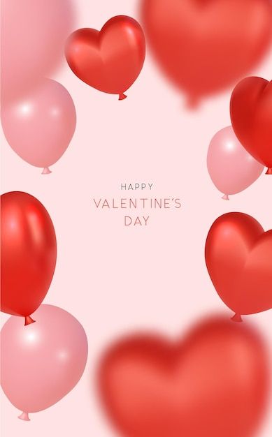 Valentines Day Sales Ideas, Valentines Day Poster Design Graphics, Valentines Day Email, Valentines Day Promo, Wallpapers Valentines Day, Valentine's Day Poster Design, Valentine Wallpapers, Heart Shaped Balloons, Valentines Day Design