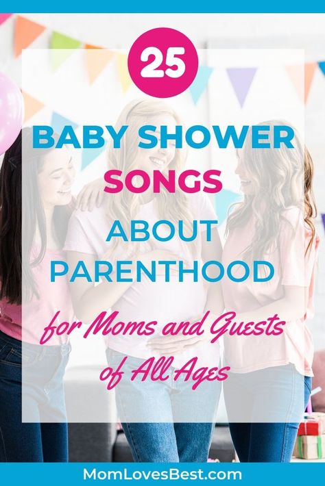 Need some inspiration for your baby shower playlist? These songs are an interesting mix that guests of all ages might enjoy. #babyshowerideas #babyshowergames #babyshowergifts #babyshowerfavors #babyshowerinvitations Baby Shower Playlist Songs, Shower Music Playlist, Baby Shower Playlist, Shower Songs, Baby Shower Songs, Shower Playlist, Rock Baby Showers, Christian Baby Shower, Shower Music