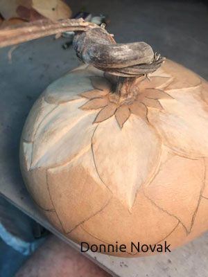 An inspiration gourd project for beginning gourd carvers - Gourd Art Talk