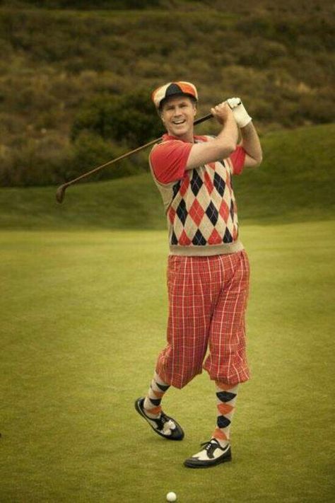 All kinds of funny Celebrities Golfing, Will Ferell, Hickory Golf, Golf Fashion Men, Outfit Golf, Golf Stance, Golf Attire Women, 19th Hole, Crazy Golf