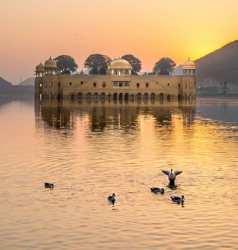 Jaipur Diaries, Jal Mahal, India Travel Places, Temple India, Amazing India, India Images, Historical Monuments, Caption Quotes, Nature Art Painting