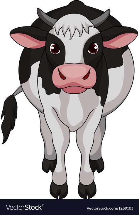 Cartoon Cow Face, Cow Cartoon Images, Cow Cartoon, Cow Tattoo, Inkscape Tutorials, Cow Colour, Cow Face, Cartoon Cow, Cow Pictures