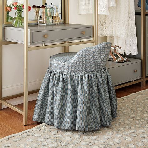 Dressing table in bathroom