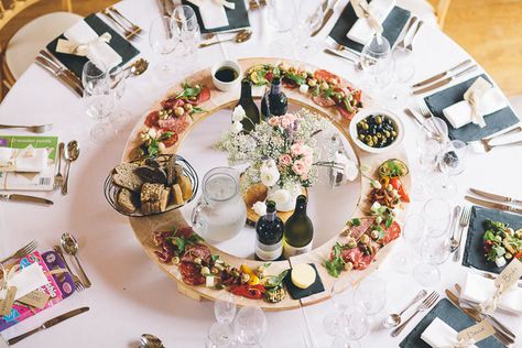 Family Style Weddings, Kingscote Barn, Charcuterie Board Wedding, Wedding Table Layouts, Country Wedding Photos, Simple Table Settings, Barn Wedding Photos, Country Barn Weddings, Cowboy Wedding