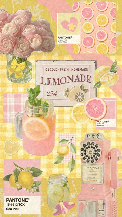 “Pink Lemonade” #colorduo #pinklemonade #lemonade #pink #yellow Pink Lemonade Cookies, Yellow Room, Homemade Lemonade, Instagram Gift, Yellow Wallpaper, Yellow Aesthetic, Pastel Yellow, Pink Lemonade, Room Aesthetic