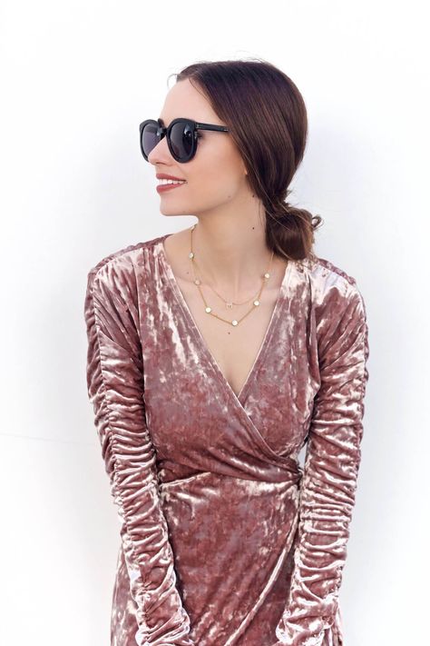 loving this millennial pink color especially in velvet Velvet Dresses Outfit, Pink Velvet Dress, Dress For Fall, Millennial Pink, Pink Velvet, Velvet Dress, Pink Color, Dress Outfits, Long Sleeve Dress